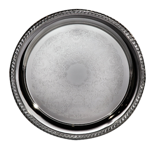 Assiette de service en aluminium de haute qualité, plat de cuisson, plat à prix imbattables pour Thanksgiving, assiette épaisse pour salade et dessert - Product Image 1