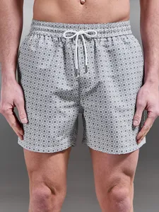 Traje de Baño para Hombre, Shorts de Baño de Secado Rápido, Transpirables, con Cordón y Bolsillos, para Surf, Playa y Verano - Product Image 5