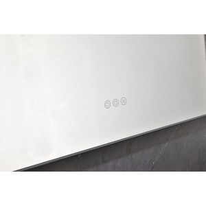 48x36 Inch LED Backlit Bathroom Vanity Mirror Wall <b>Mounted</b> Metal <b>Frame</b> <b>with</b> Smart Touch Button Anti Fog & Memory Function - Product Image 4