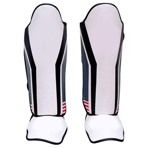 Protector de Espinillas de Cuero Personalizado para Kick Boxing, MMA y Boxeo, Almohadillas Protectoras para Piernas, Protector de Espinillas para Entrenamiento de Boxeo - Product Image 1