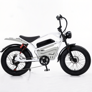 Vélo de montagne électrique pour adultes, pneus neige 20*4 pouces, batterie lithium 48V, panier de rangement, 7 vitesses, double suspension, étanche - Product Image 5