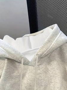 Sudadera de Lujo para Mujer de Mezcla de Algodón de Alta Gama, Suéter de Punto Suave Personalizado, Sudadera con Capucha Lisa - Product Image 5