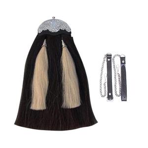 Bolsa de Piel Auténtica con Pelo de Caballo, Espuelas Tradicionales para Kilt, Accesorios con Materiales de Alta Calidad, Cinturones - Product Image 6