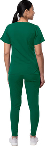 Wholesale Custom Eco-Friendly Lightweight Cotton/Polyester Jersey Unisex Short Sleeve <b>Nurse</b> <b>Scrubs</b> Suits Hospital Uniforms - Product Image 2