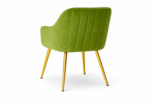 Fauteuil à bascule moderne avec coussin en velours, pieds en métal robustes, pour hôtel, école, villa et appartement, utilisation intérieure/extérieure, décoration intérieure - Product Image 4