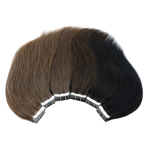 KSWIGS, venta al por mayor, pelo chino, trama única, recto, doble dibujado, 100% Real, inyección humana, cinta virgen Invisible, extensiones rubias - Product Image 1