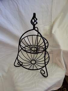 Cesta de frutas moderna de hierro para almacenamiento en la encimera de la cocina, soporte decorativo de metal para frutas, organizador para la mesa del comedor del hogar - Product Image 6