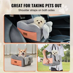 Cane di piccola taglia seggiolino auto 8 Lbs Pet copertura sedile posteriore con Console centrale per il piccolo Comfort canino - Product Image 6