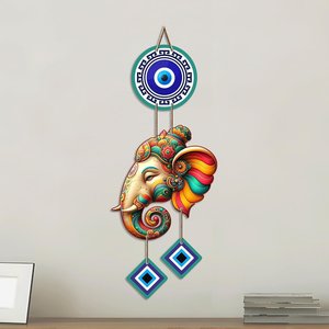 Amuleto de Pared Vighnaharta Ganesh Contra el Mal de Ojo para el Hogar, Templo, Sala de Estar, Entrada, Diseño Diwali Feng Shui - Product Image 2