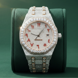 Reloj de Plata con Diamantes para Mujer, Diseño Ligero y Ajuste Cómodo para Uso Diario, Disponible para Venta al Por Mayor - Product Image 1