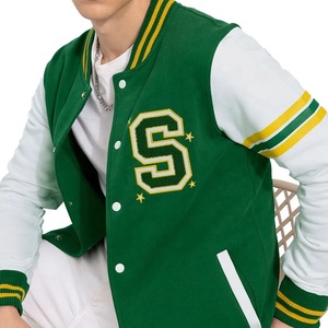Chaqueta Universitaria ODM, Chaqueta Universitaria Personalizada con Parche de Chenilla Bordado, Fabricantes y Proveedores de Chaquetas Universitarias de Béisbol, Chaqueta Universitaria para Hombre - Product Image 1