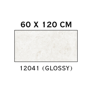 Carreaux de porcelaine brillants 60x120 cm, imitation pierre, texture, carreaux muraux et de sol intérieurs, minimalistes, AVIRA LIGHT, 600 mm x 1200 mm - Product Image 1