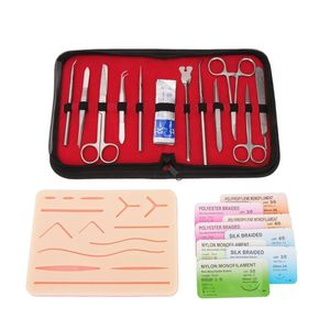 ADI INDUSTRY CE Certified Surgical <b>Suture</b> Practice <b>Kit</b> with Silicone Pad and Instruments for Medical Students Training - Product Image 4