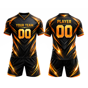Comfortable Custom Design Men Sets Anti-Wrinkle Breathable Durable 100% Polyester Short Printed Quick-Drying Anti-Bacterial - Product Image 1