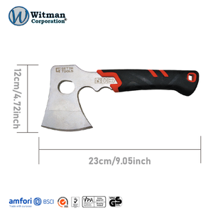 Compact 24cm Industrial Stainless Steel Full Tang Hand Axe Rust Proof Outdoor <b>Camping</b> Bushcraft Lightweight Survival Hatchet - Product Image 2