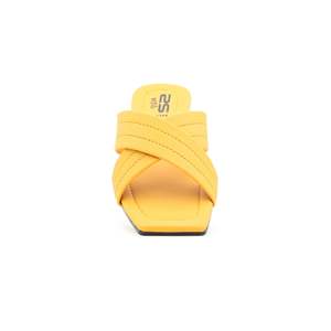 Yellow <b>Basketball</b> Style Casual Chappal CL1348 <b>Shoes</b> - Product Image 1