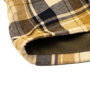 Unisex Canvas <b>Thermal</b> Quilted Lined Stand Collar Streetwear Jacket Long Sleeve Thick Warm Breathable Plaid Front - Product Image 4