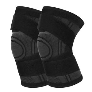 Genouillères réglables Perfectionists, noir/vert, respirantes, en polyester, unisexe, multi-sports, protection de base pour tous les exercices - Product Image 2
