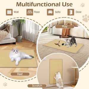 Albero per Gatti Multifunzionale e Tiragraffi per Ambienti con Più Gatti - Per Riposo e Gioco - Product Image 2