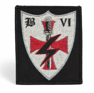 Parche Bordado con Escudo de Cruz Negra, Estilo Paracaídas DZ Drop Zone - Product Image 1