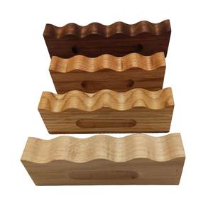Manijas de Madera Duraderas, Ligeras y Extraíbles para Armarios y Cajones - 100% Hechas a Mano (Diwali Baby Shower) - Product Image 3