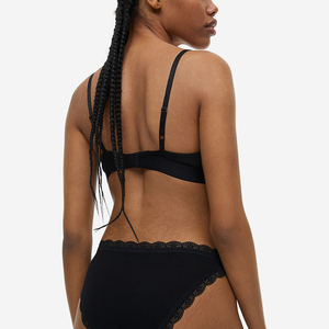 Precio de Fábrica: Bragas de Seda Sin Costuras para Mujer, Lencería de Encaje, Cintura Baja, Elásticas, Transpirables, Lavables a Máquina, Paquete de 6 - Product Image 3