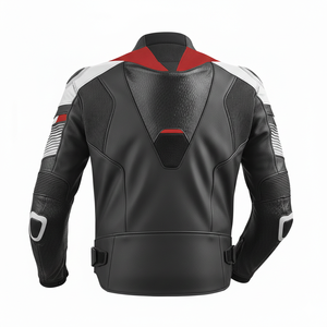 Chaqueta de Motociclismo de Cuero Impermeable Unisex de Talla Grande con Mangas Largas y Logotipo Delantero y Trasero, Ropa Deportiva para Todas las Estaciones - Product Image 4