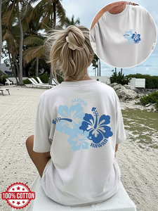 High Quality Custom Brand Printed Summer Plus Size <b>Women's</b> T-Shirts Latest Design Crew Neck Slim Fit Casual 100% Cotton - Product Image 2