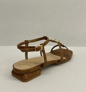 Elegantes Sandalias de Tacón para Mujer, Punta Abierta, Tacón Cuadrado, Correa con Hebilla, Sintético, para Vestir en Verano - Product Image 4