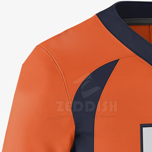 Maillot de football américain personnalisé fabriqué en usine, respirant, à manches courtes, logo personnalisé, service OEM, 100% polyester - Product Image 5