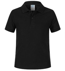 T-shirt décontracté d'été à manches courtes et col rond pour garçons, en tricot polyester/coton, anti-rétrécissement, anti-boulochage, 180g - Product Image 5