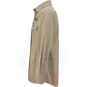 Camisa de Trabajo de Manga Larga Certificada para Soldadura, Resistente al Fuego, Lavable, NFPA 2112 FR, Ropa Ignífuga de Algodón Soldado, Paquete con Respirador - Product Image 2