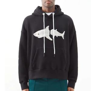 Sudadera con Capucha para Hombre, Bordado Chenille, Secado Rápido, Transpirable, 100% Algodón, Ecológica, Hecha a Medida, a la Moda, para Invierno - Product Image 3