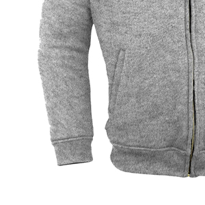 Survêtement d'hiver pour homme personnalisable en coton et polyester, séchage rapide, respirant, léger, créez votre propre ensemble de jogging avec fermeture éclair - Product Image 3
