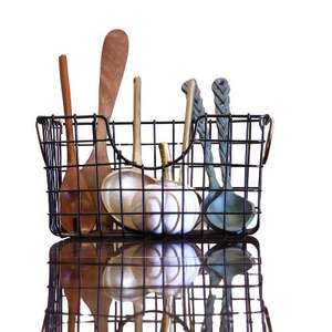 garage <b>basket</b> iron <b>basket</b> workshop <b>basket</b> iron <b>basket</b> industrial storage iron <b>basket</b> retail <b>display</b> iron <b>basket</b> shop <b>display</b> - Product Image 2