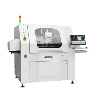 Machine de dépanellisation de PCB GAM360AT GENITEC en état neuf avec composants essentiels (moteur, PLC) et garantie d'un an pour les usines de fabrication - Product Image 1