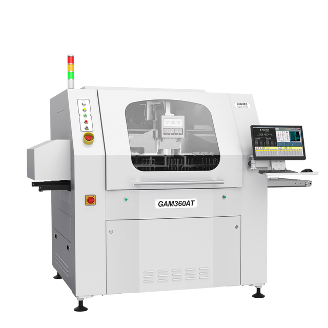 GAM360AT GENITEC New Condition PCB Depanelization Machine Core Components Motor PLC 1 Year Warranty TW SMT Manufacturing Plant