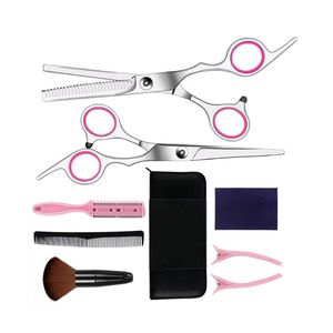 Ciseaux de coiffure professionnels à lames convexes, ciseaux à effiler 30 dents pour droitiers, en acier inoxydable à haute teneur en carbone - Product Image 2