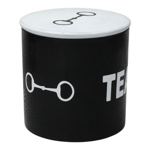 Black Metal Tea Canister With Lid Minimalist Design Airtight Freshness <b>Kitchen</b> <b>Storage</b> Container Multifunctional Canister Sets - Product Image 4