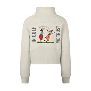 Sudadera corta con media cremallera para mujer |   Sudadera Deportiva - Product Image 1