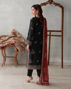 599 Salwar Kameez pakistanais de marque haut de gamme pour femmes, idéal pour les fêtes et les occasions de plage - Matière viscose, évacuation rapide de l'humidité - Product Image 6