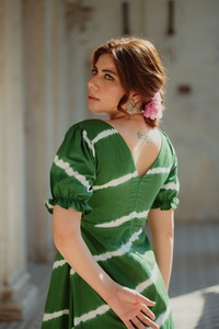 Nuevo Vestido Formal Largo Hasta el Suelo para Mujer, Estilo Tradicional con Encaje Ecológico, 100% Algodón, Corte en A, 2024 - Product Image 3