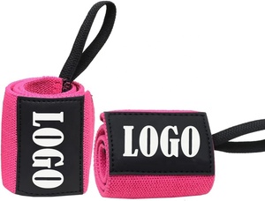 Muñequeras profesionales de alta resistencia con lazo para el pulgar, soporte de seguridad para entrenamiento para culturismo y entrenamiento de fuerza para levantadores de pesas - Product Image 3