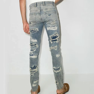 Custom Made Cargo <b>Work</b> Wear Man Pants Embroider or Printing Blue <b>Jeans</b> Cheap <b>Jeans</b> by OEM Pro Trend Sports Factory - Product Image 4