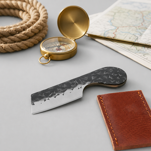 Couteau de chasse et de camping populaire en acier Damas à haute teneur en carbone, fait main, pleine longueur, porte-clés, taille personnalisée DIY - Product Image 2