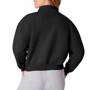 Sweat-shirt à capuche zippé pour femme, style streetwear décontracté, épaules tombantes, respirant, écologique, pour l'extérieur - Product Image 2