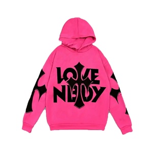 Sudadera con Capucha Personalizada para Hombre, 360 g/m², Corte Cuadrado, Felpa de Algodón, Impresión Serigrafiada, Gruesa y Pesada, Abrigo de Invierno con Capucha y Patrón Sólido - Product Image 1