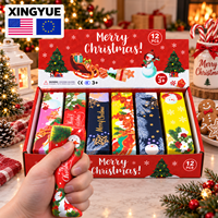 XINGYUE Kerstmis Mantequilla Montessori Zintuiglijke Stressverlichtende Knijp Squishies Fidget Toy Boterstaafje Squishy Speelgoed