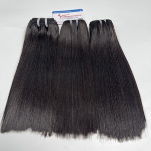 Extensions de cheveux vierges doublement dessinées vietnamiennes 2025 haut tendance finition lisse et soyeuse cheveux humains bruts droits exceptionnels - Product Image 6