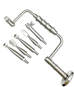 Ensemble d'instruments chirurgicaux orthopédiques de base avec poignée solide en acier inoxydable, comprenant une attelle manuelle Hudson et une perceuse manuelle - Product Image 2